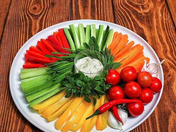 Крудите овощные палочки