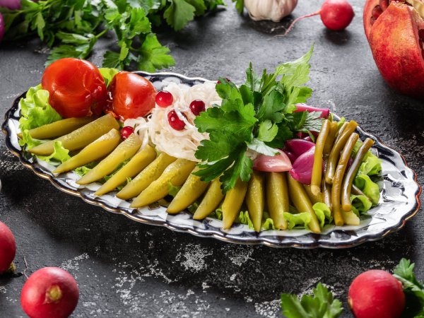 Красивая еда закуски