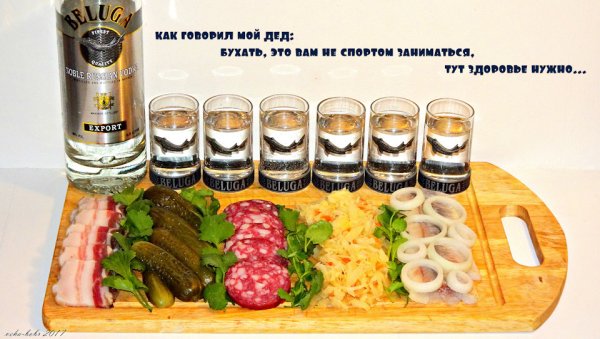 Приколы про закуску и выпивку