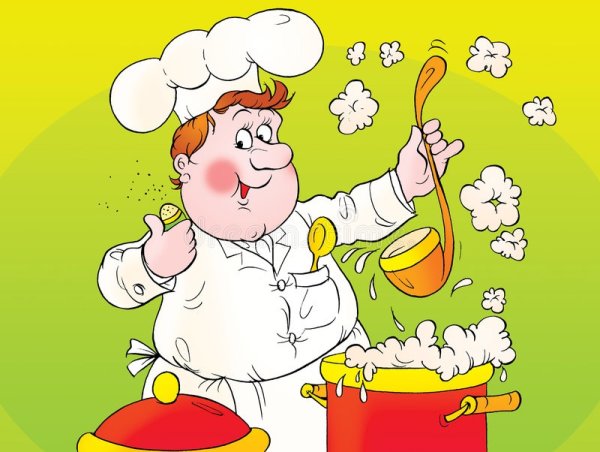 Повар в детском саду для детей