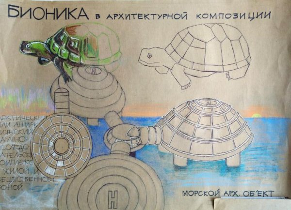 Плакат на тему Бионика