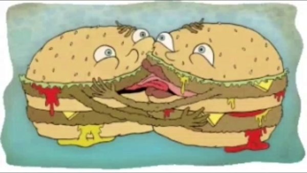 Gif поедатель гамбургеров