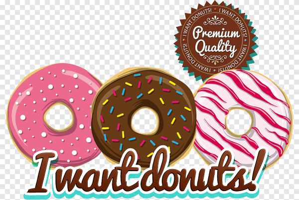 Кофе и пончик