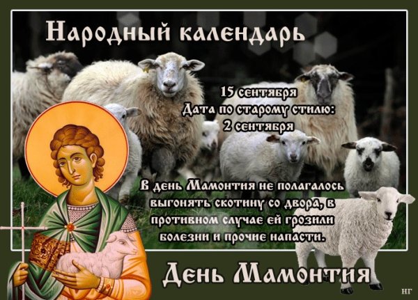 15 Сентября мамонт Овчарник