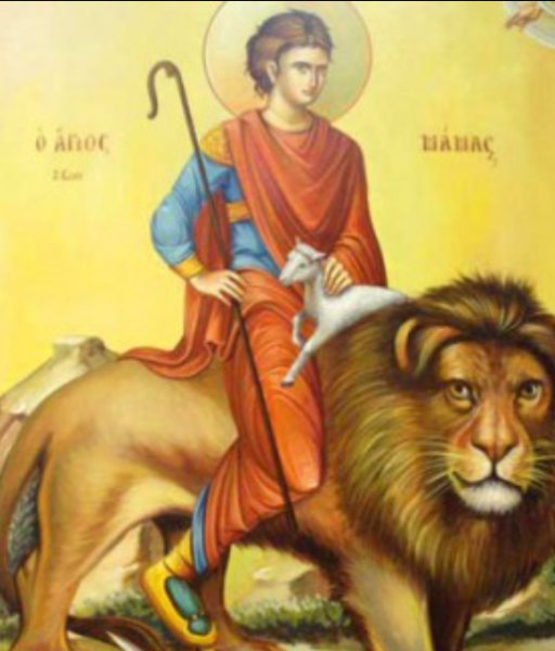 Святой Мамант икона Кипр