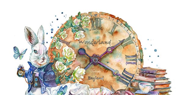 Алиса в стране чудес Алиса и кролик