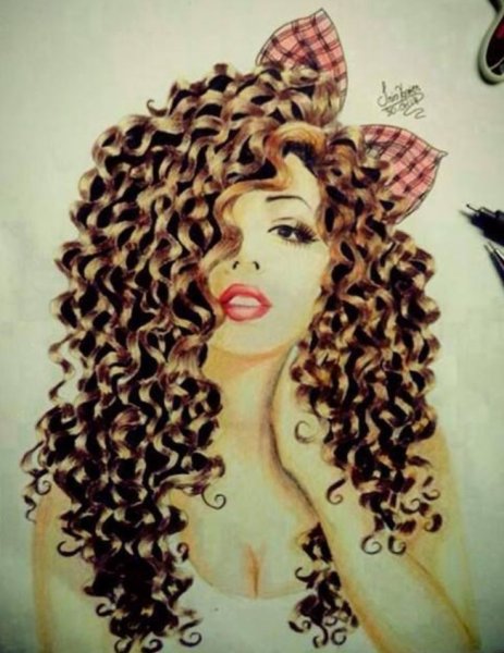 Кудряшки картина