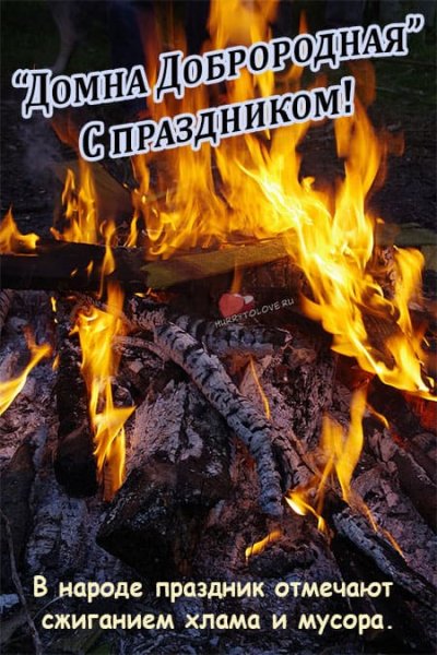Народный праздник Домна Доброродная
