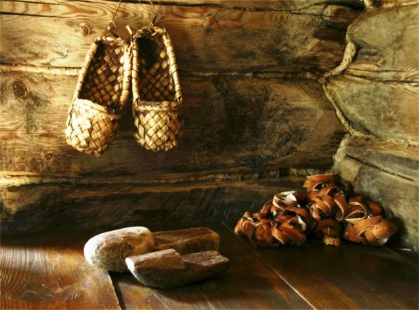 Петр 1 и лапти