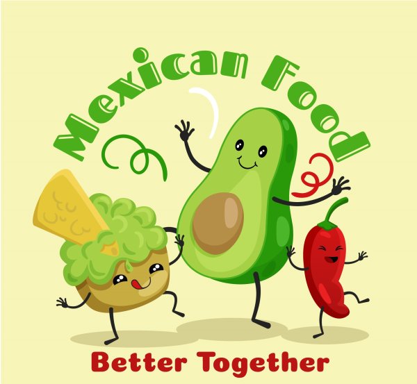 Гуакамоле рисунок