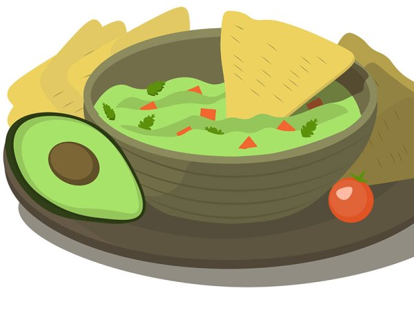 Гуакамоле иллюстрация вектор