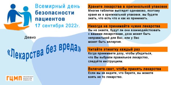Всемирный день безопасности пациентов 2022 г.