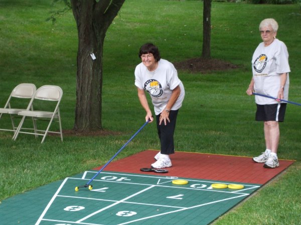 Шаффлборд игра в Англии