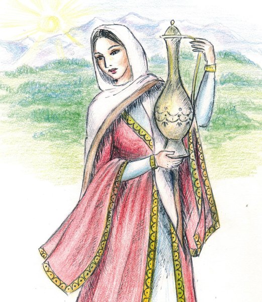 Дагестанская девушка с кувшином