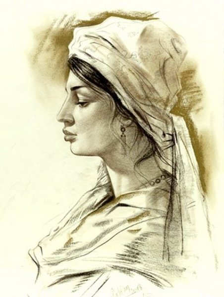 Портрет Чеченской женщины