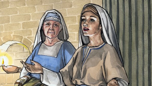 Mary visits Elizabeth