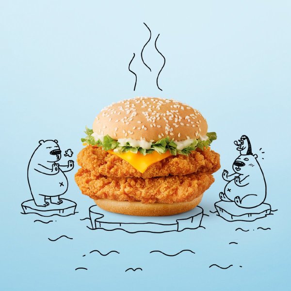 Бургер реклама креатив