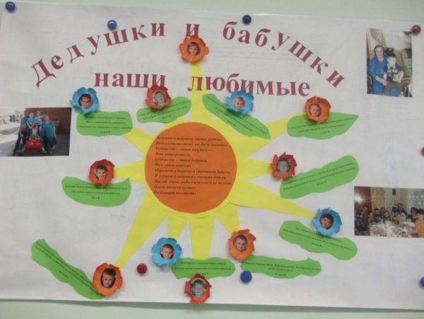 Стенгазета день пожилого человека подготовительная группа