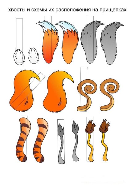 Чей хвост игра для детей