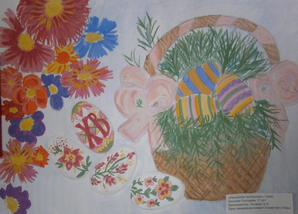 Рисунки Пасхальная радость на конкурс