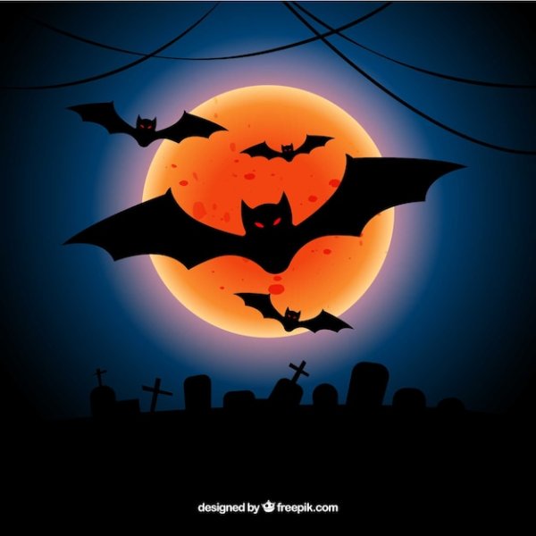 Хэллоуинские летучие мыши