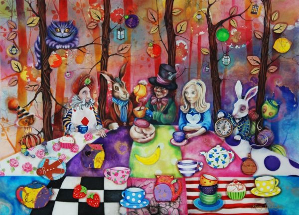 Безумное чаепитие картина