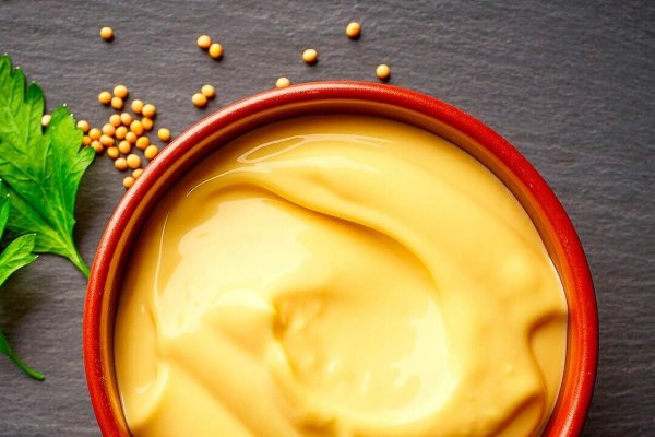 Сырный соус вид сверху