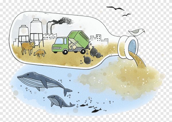 Рисунок на тему загрязнение окружающей среды