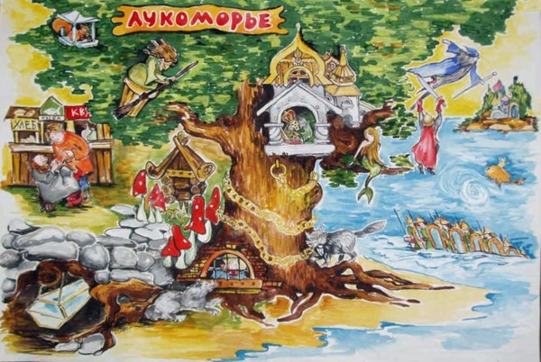 Герои Лукоморья Пушкина