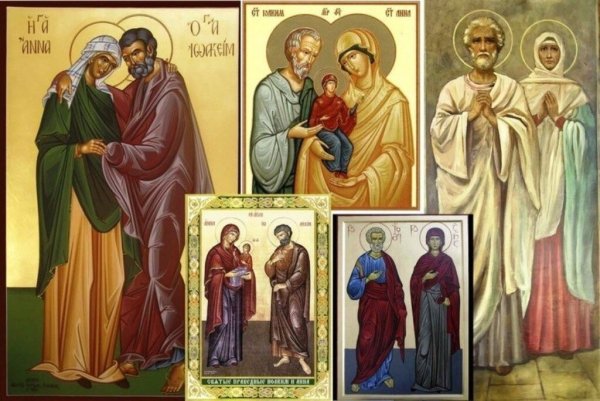 Праведные Богоотцы Иоаким и Анна