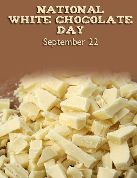 • День белого шоколада (National White Chocolate Day) - США
