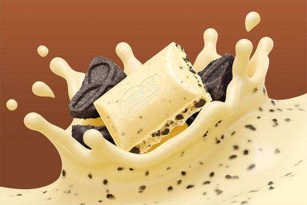 Всплеск белого шоколада