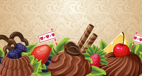 Баннер кондитерские изделия