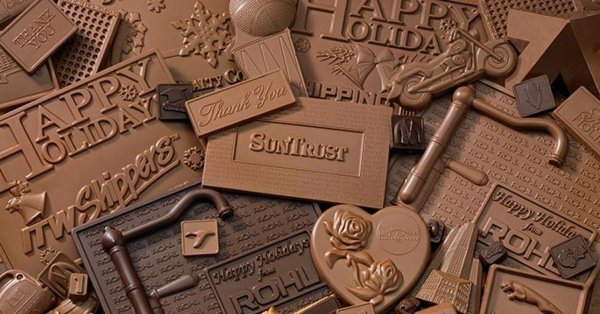 Спасибо в виде шоколада