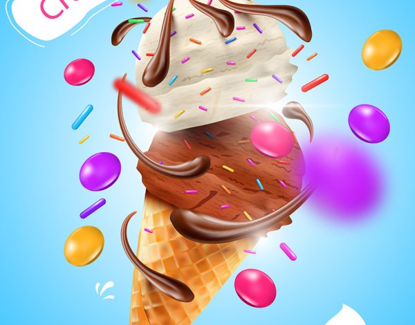 Мороженое реклама