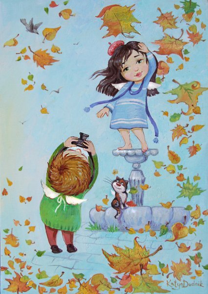 Дудник Екатерина иллюстрации осень
