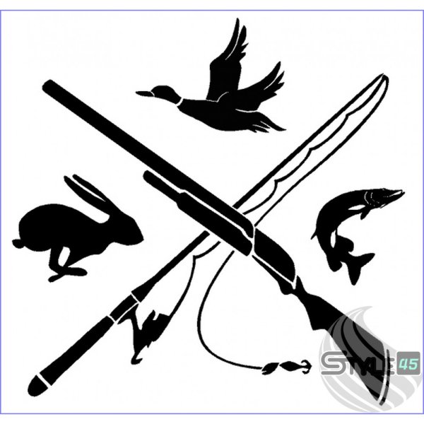 Символы охоты и рыбалки
