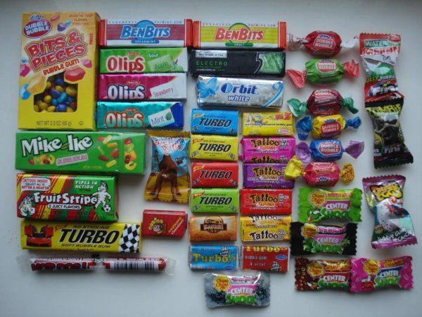 Популярные жвачки