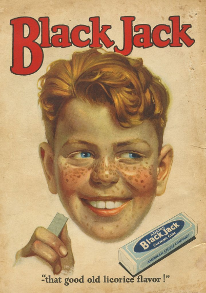 Ретро реклама жевательной резинки