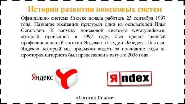 Яндекс 1997 года