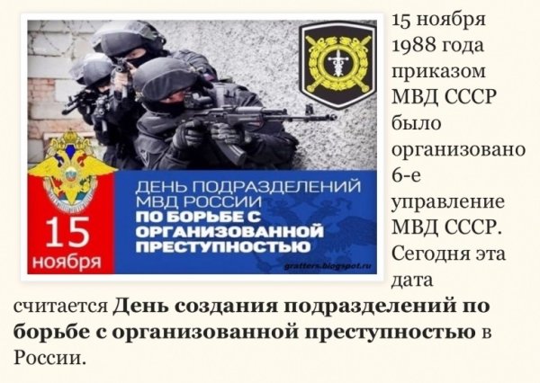 День подразделений с организованной преступностью