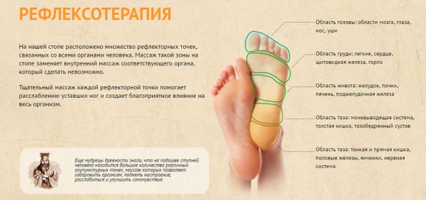Рефлекторный массаж стоп