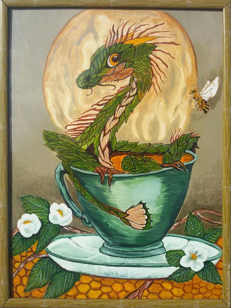 Дракон чай арт