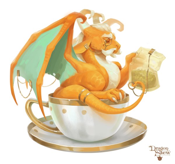 Дракончик с чаем