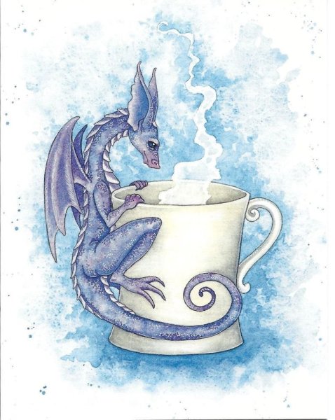 Дракончик в чашке