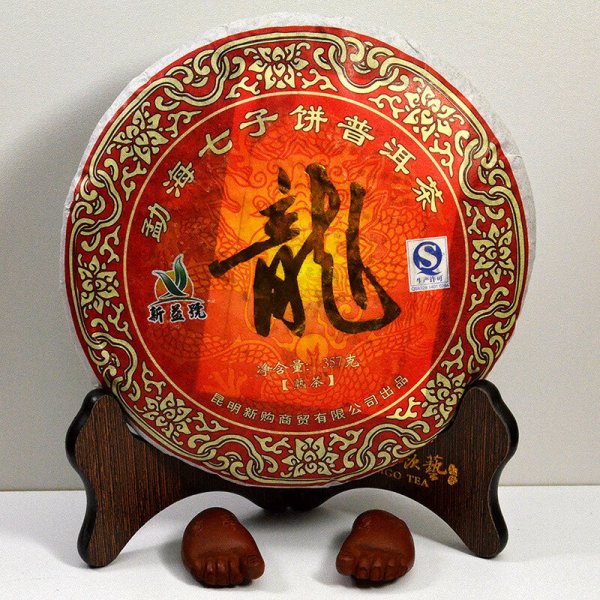 Шу пуэр Цзинь лун — золотой дракон