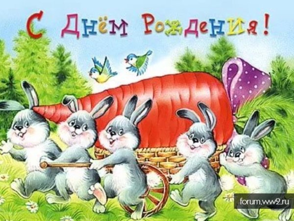 День рождения зайчика