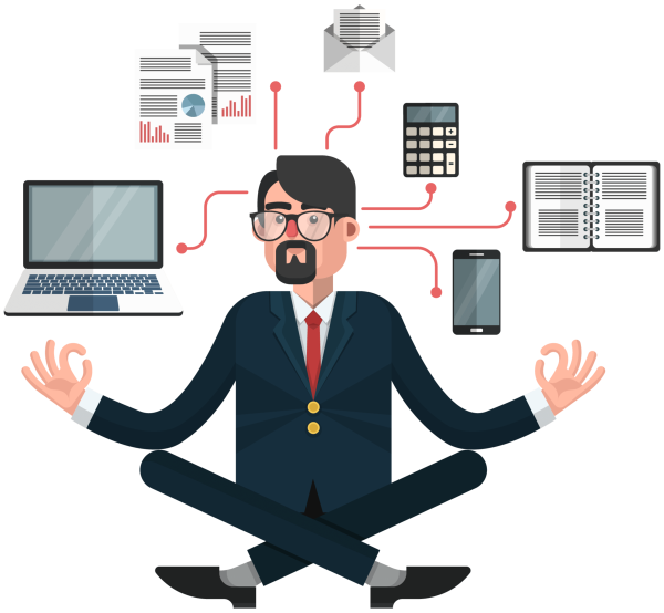 Менеджер иллюстрация