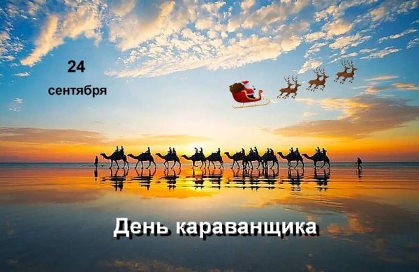 Международный день караванщика 24 сентября