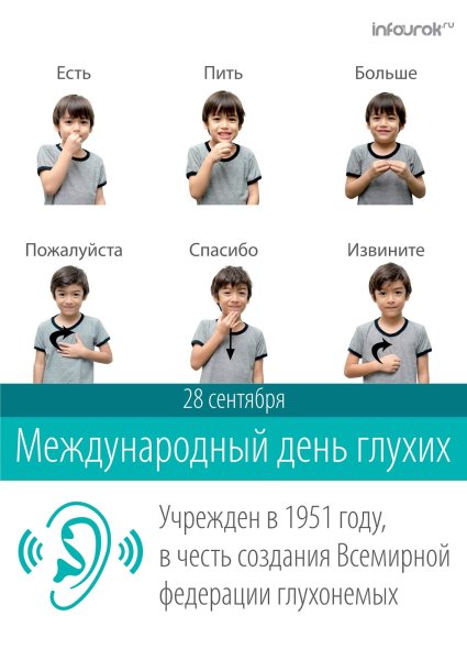 Международный день глухонемых